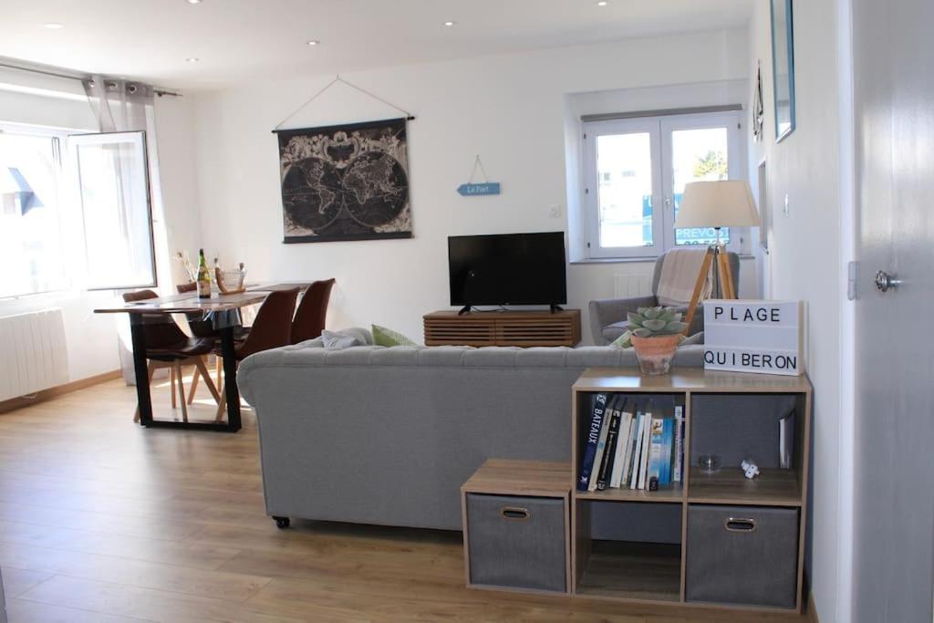 « L'Oceanix » Vue Grande Plage 2Ch Wifi Quiberon Dış mekan fotoğraf